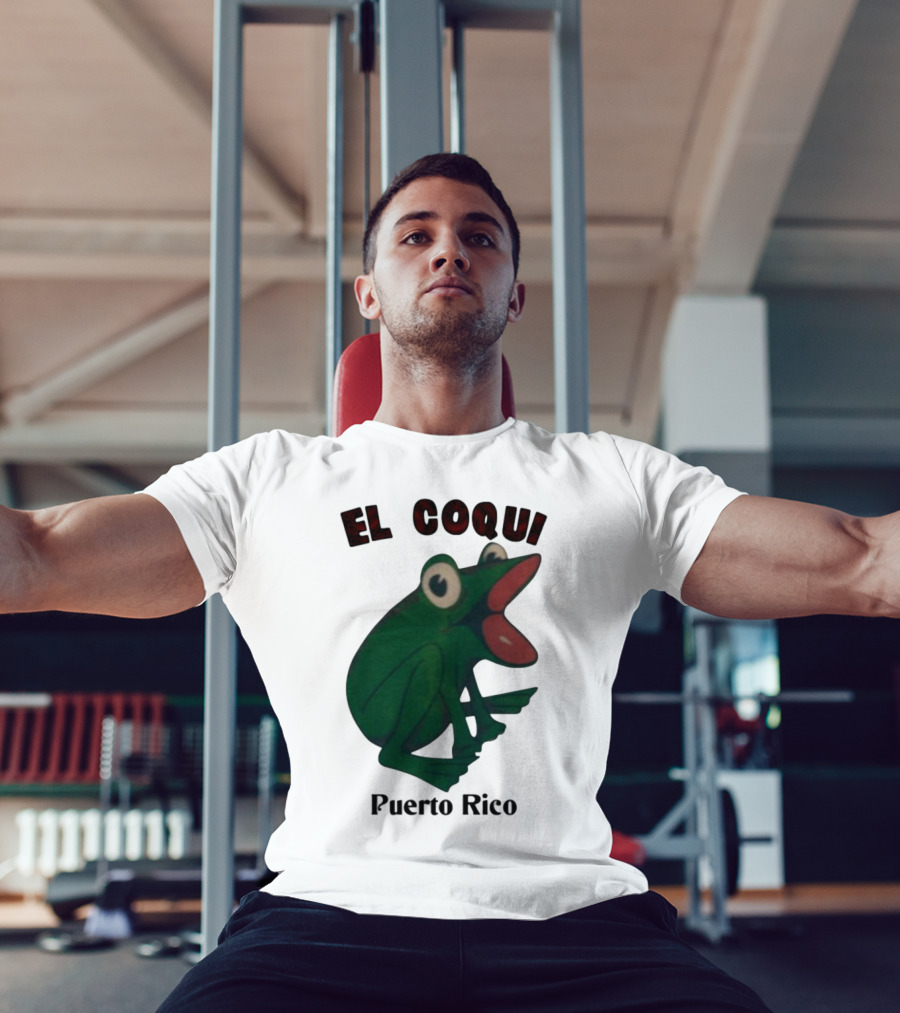 El Coqui Frog Puerto Rico Cultural Icon T-Shirt