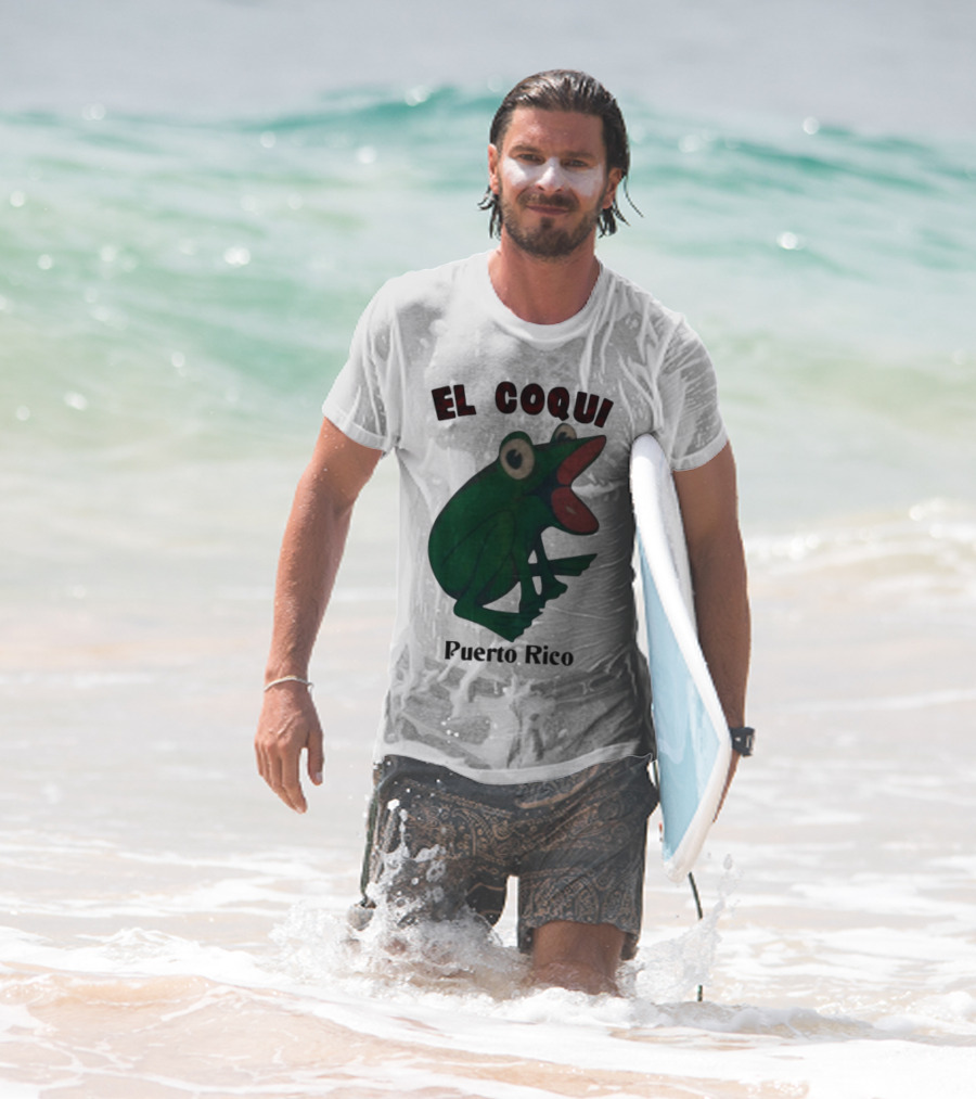 El Coqui Frog Puerto Rico Cultural Icon T-Shirt