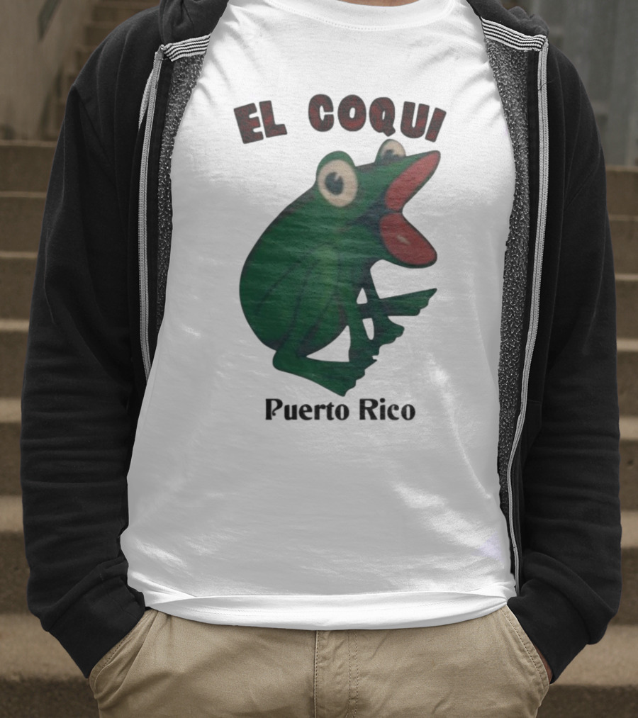 El Coqui Frog Puerto Rico Cultural Icon T-Shirt