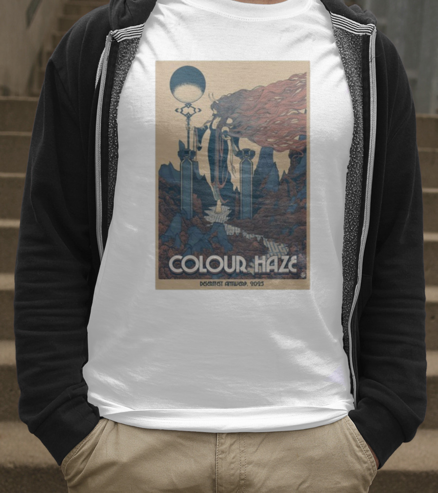 Colour Haze Desertfest Antwerp 2025 Psychedelic Rock Art 10 18 2025 T-Shirt