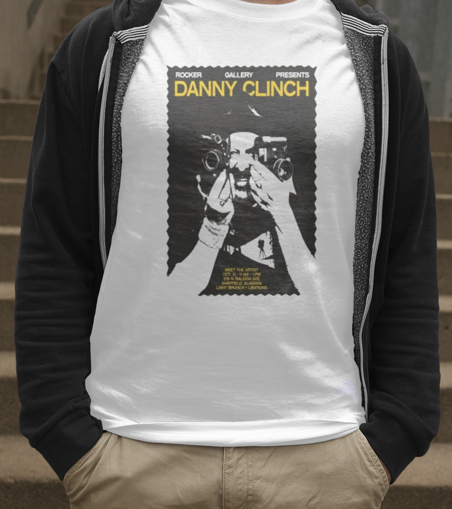 Danny Clinch Meet The Artist Event October 12 2025 Sheffield Alabama 319 N Raleigh Ave Light Brunch And Libations T-Shirt