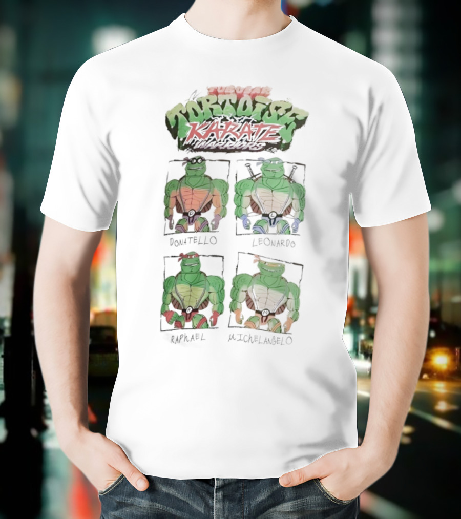 Super Tortoise Karate Donatello Leonardo Raphael Michelangelo T-Shirt