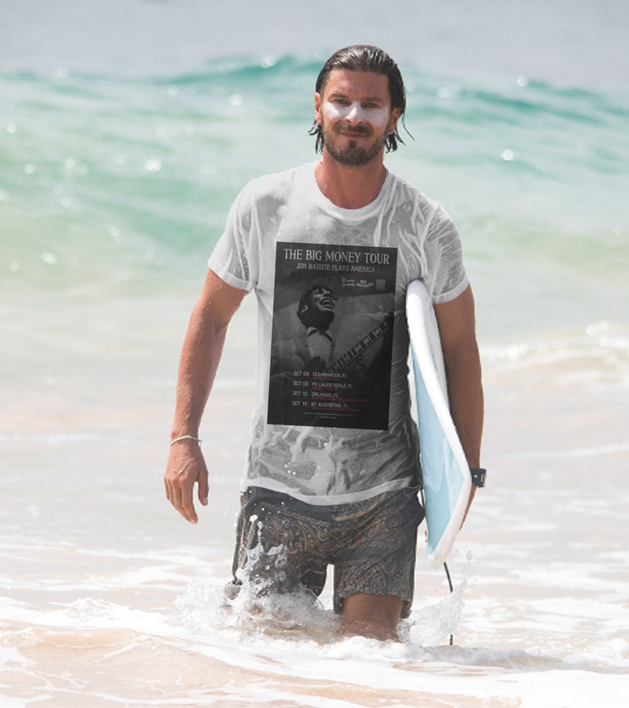 The Big Money Tour Jon Batiste Plays America October 2025 Florida Concert Dates T-Shirt