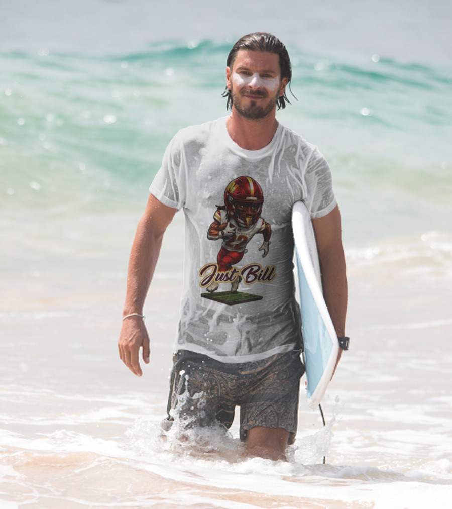 Just Bill Jacory Croskey-Merritt Washington NFL Football Player T-Shirt