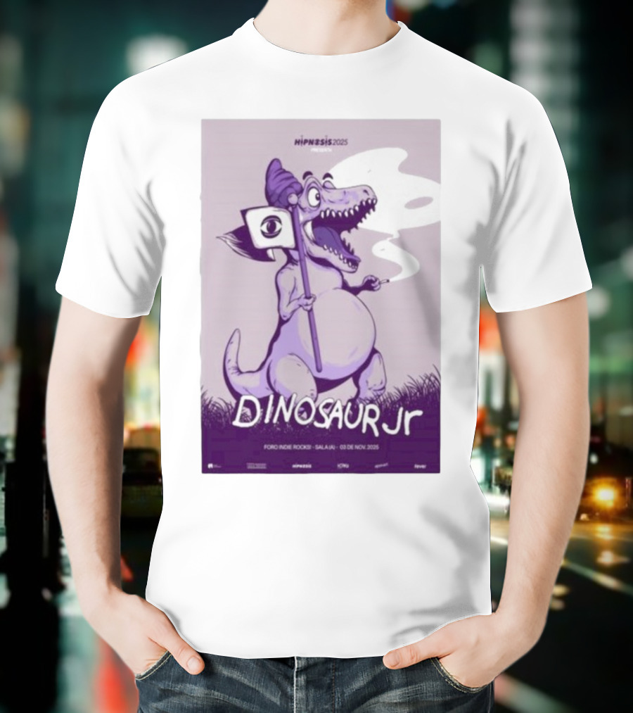 Dinosaur Jr. Hipnosis 2025 Mexico City Nov 3 Foro Indie Rocks T-Shirt