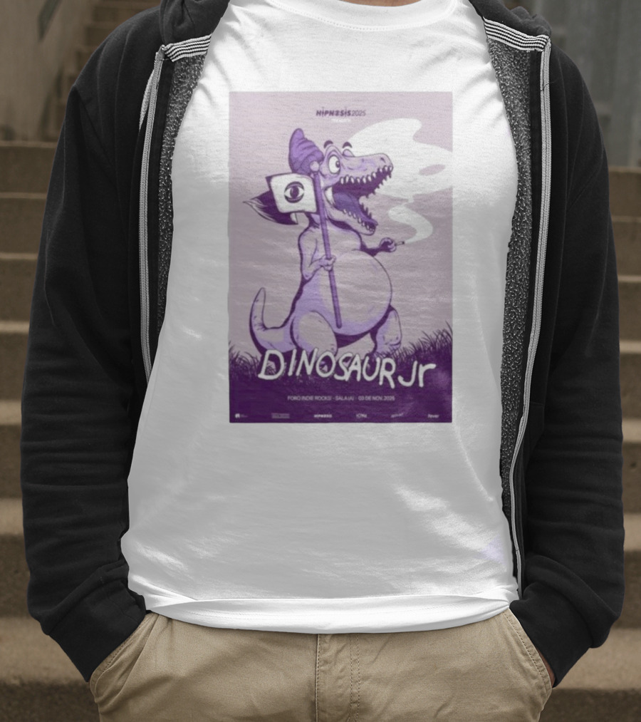 Dinosaur Jr. Hipnosis 2025 Mexico City Nov 3 Foro Indie Rocks T-Shirt
