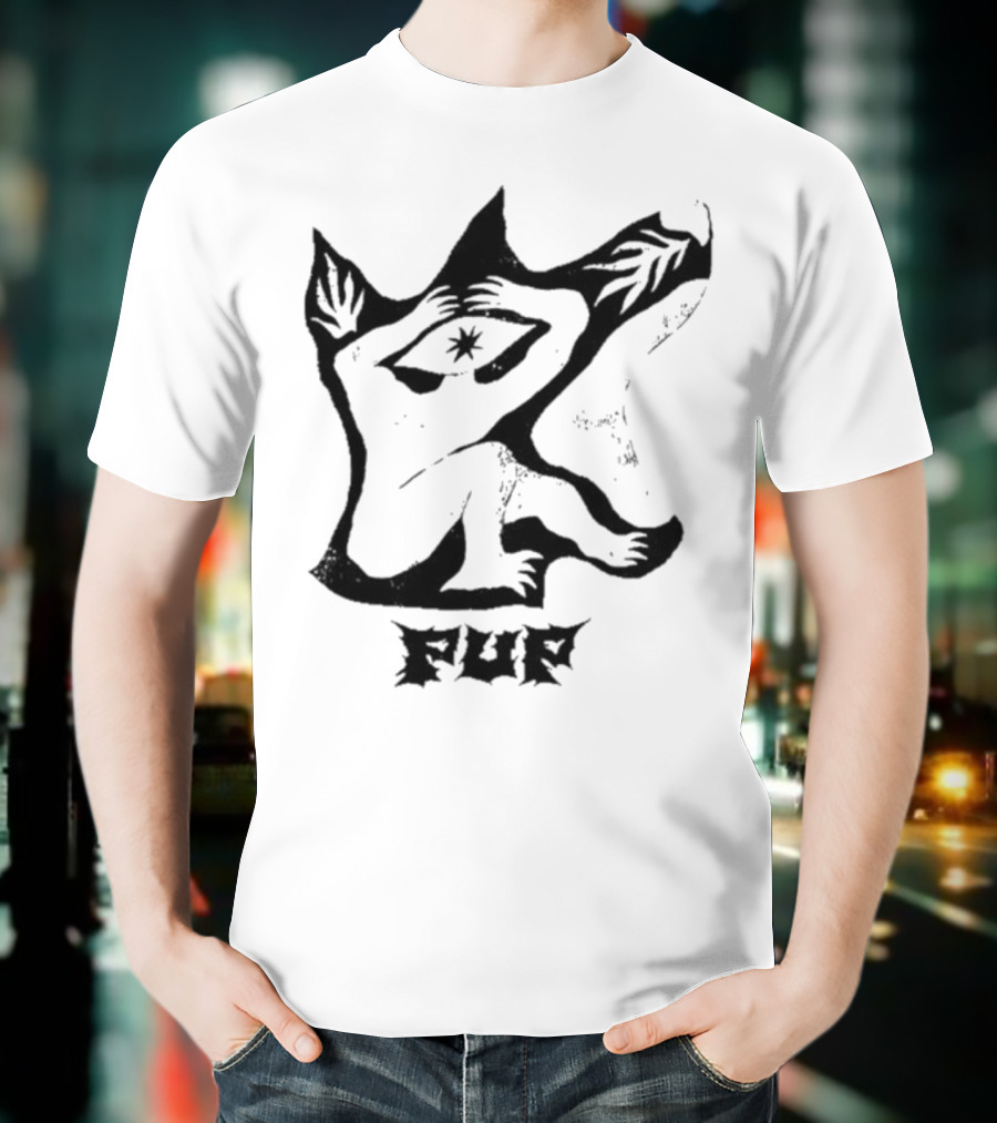 Pup Flames Creature With Wings T-Shirt