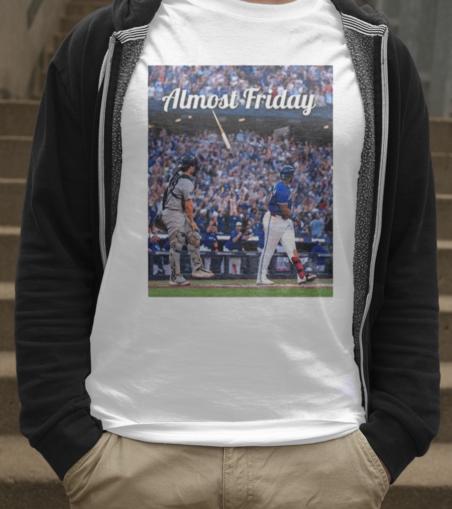 Toronto Blue Jays New York Yankees Almost Friday MLB Baseball Action T-Shirt