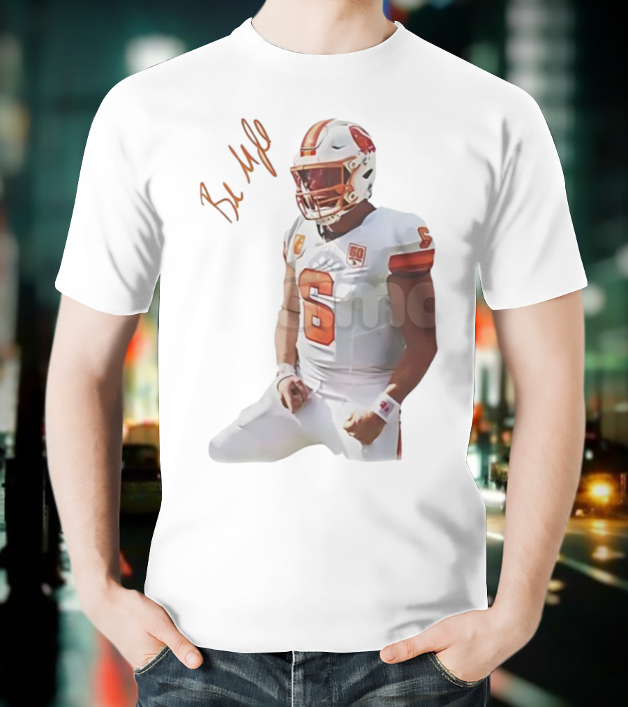 Baker Mayfield Signature Tampa Bay Buccaneers NFL Quarterback Number 6 T-Shirt