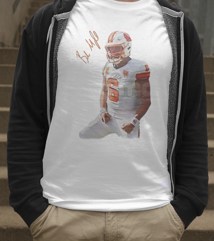 Baker Mayfield Signature Tampa Bay Buccaneers NFL Quarterback Number 6 T-Shirt
