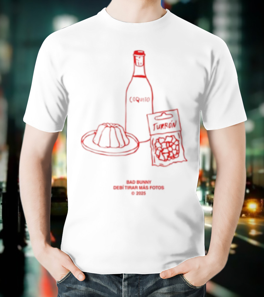 La Receta De Pr Debi Tirar Mas Fotos Coquito Sofrito Frito T-Shirt