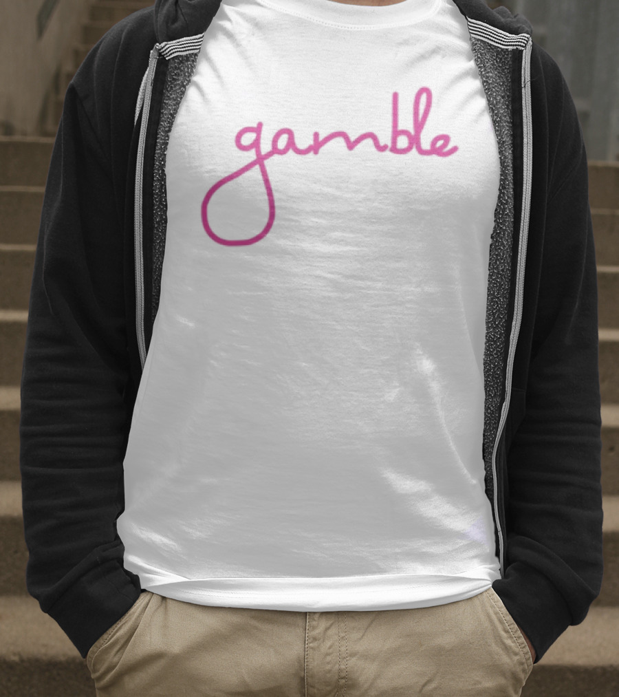 Fuchsia Gamble Script T-Shirt