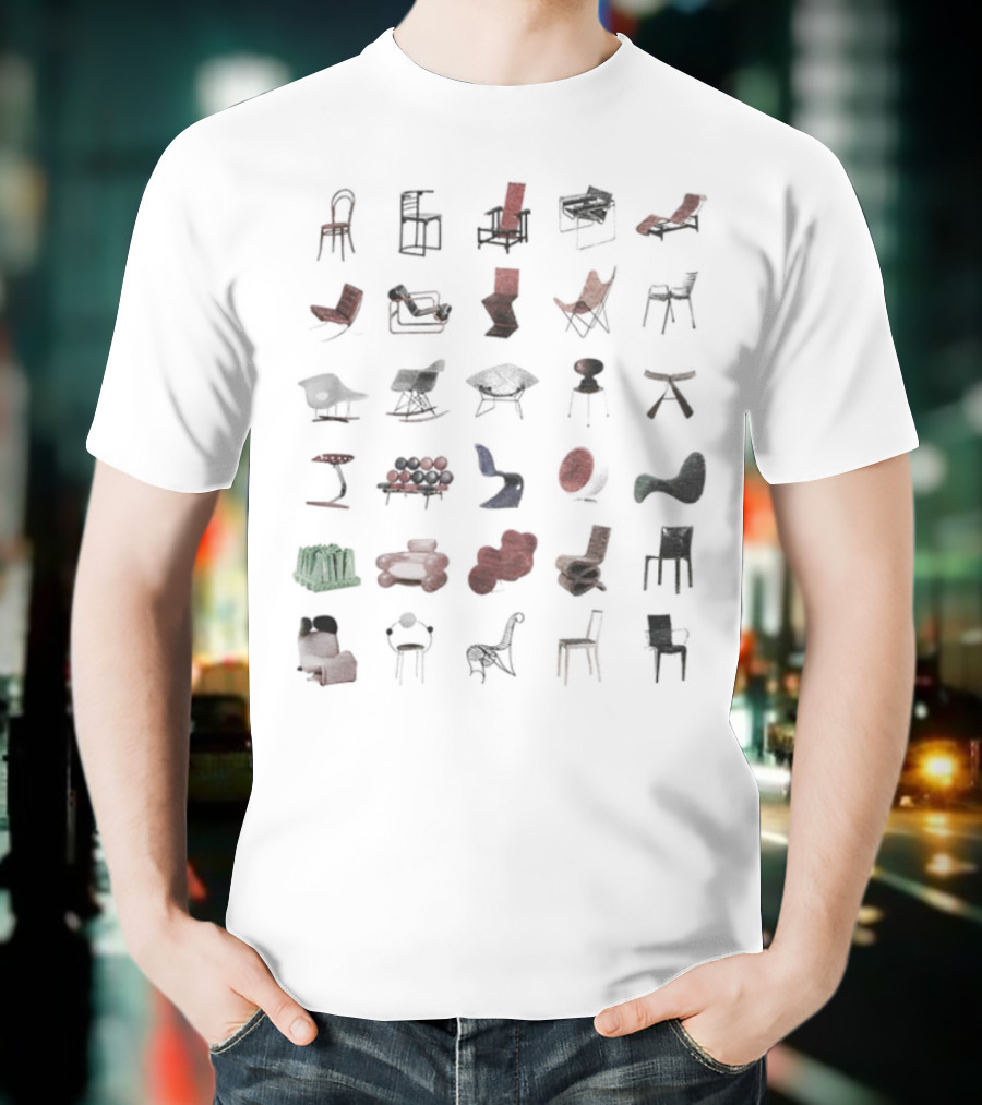 Vitra Museum Iconic Chair Collection T-Shirt