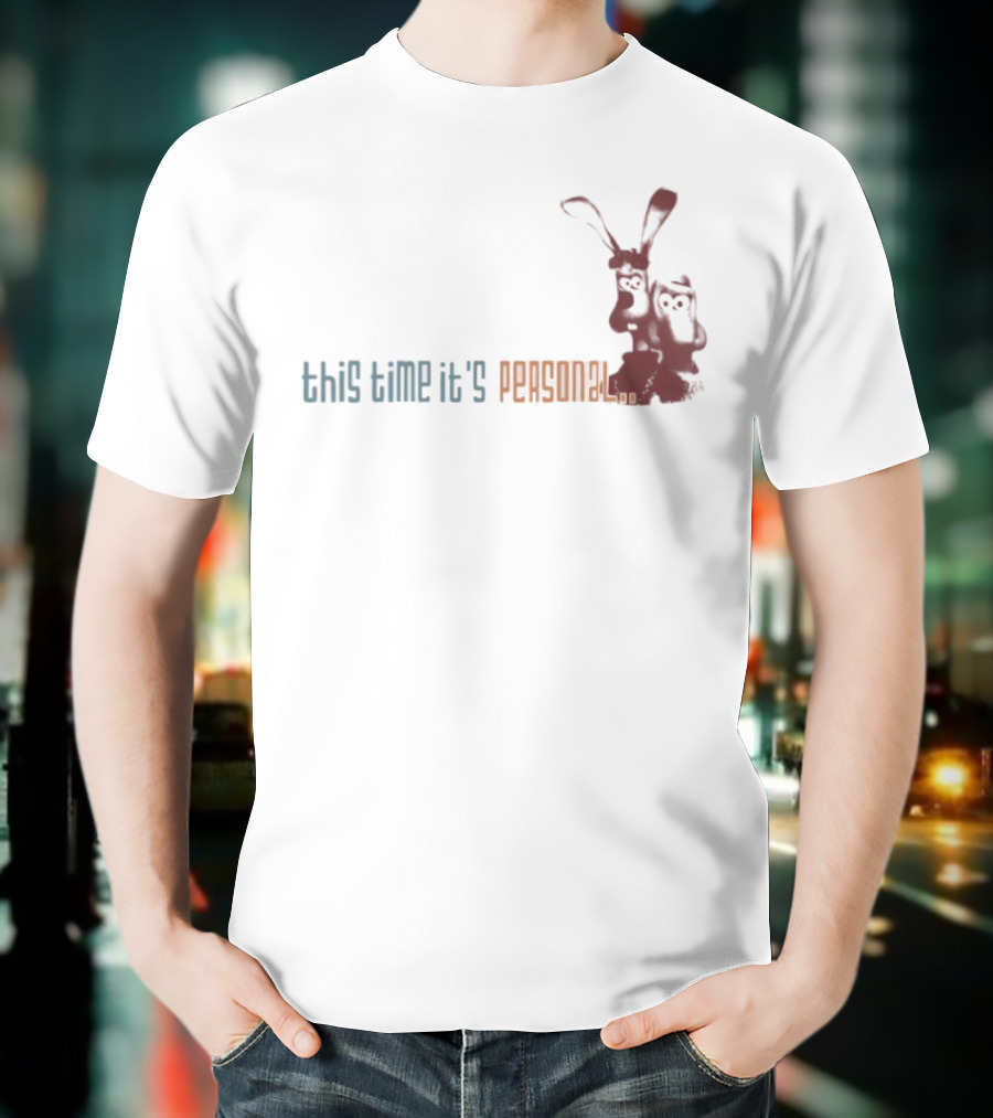 This Time It's Personal Roger Rabbit Silhouette T-Shirt