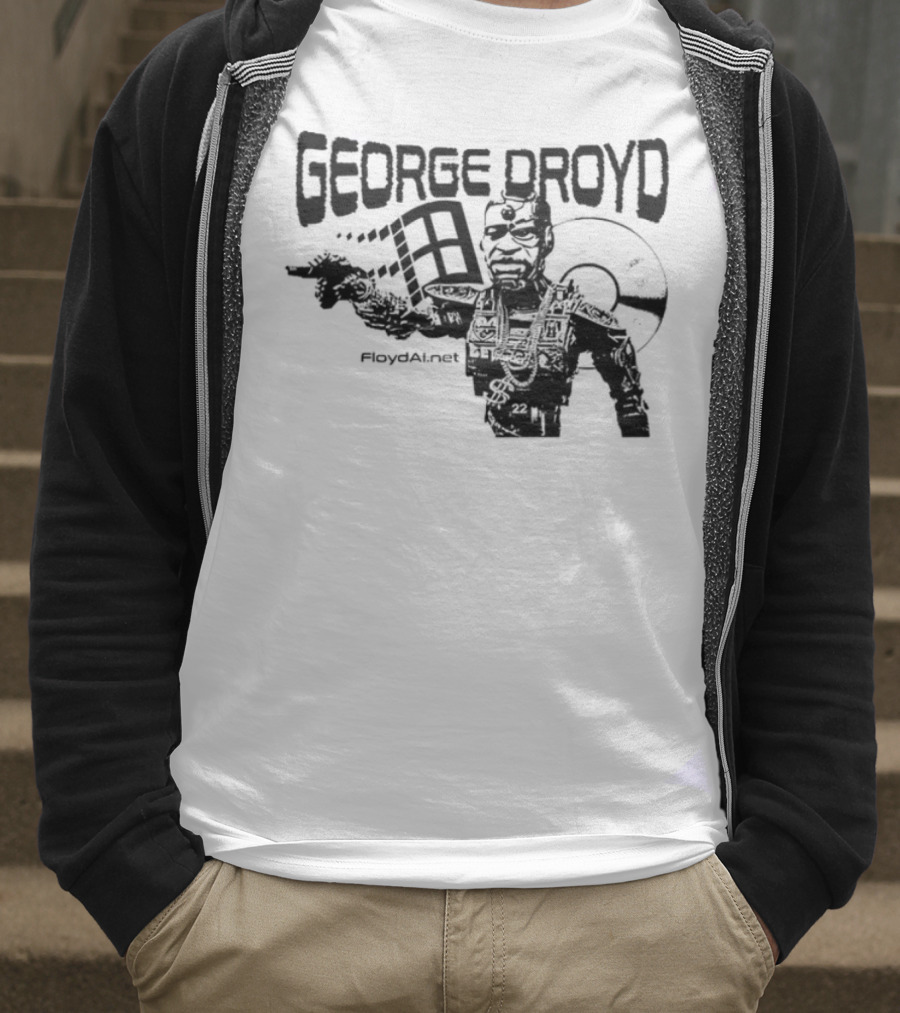 George Droyd Retro Vintage Droid Star Patterns T-Shirt