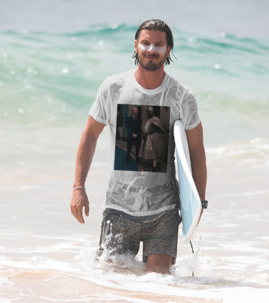 Jimmy Carter Meeting Nigerian President Traditional Attire T-Shirt