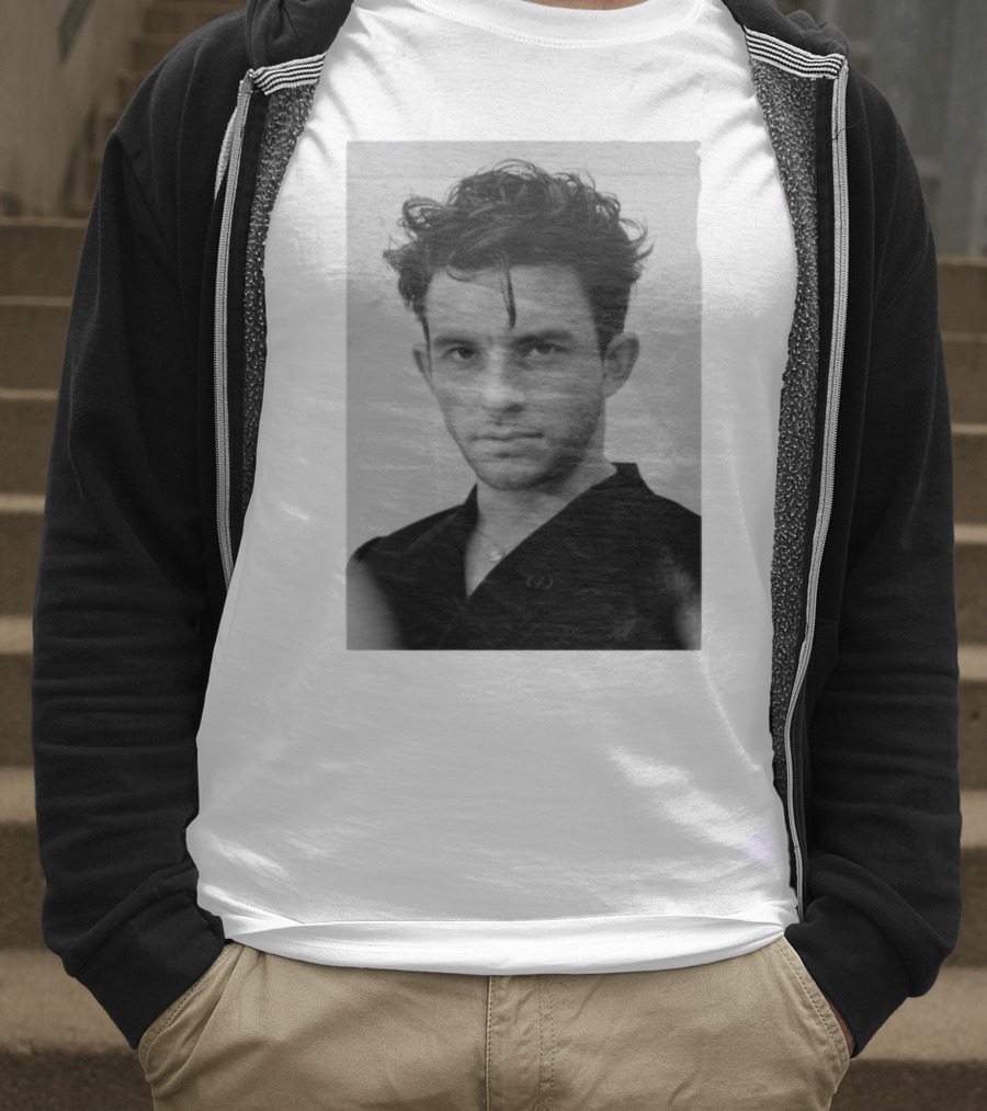 Jonathan Bailey Black And White Photography Portrait T-Shirt