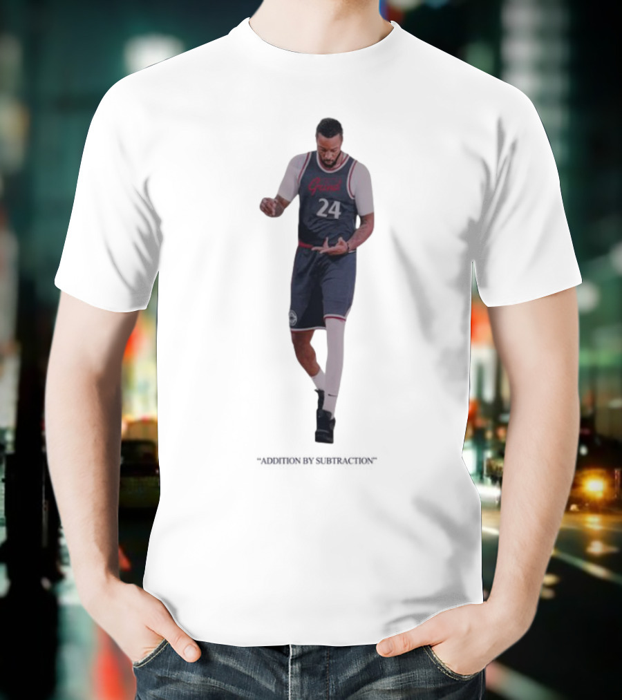 Norman Powell Grind 24 Basketball Addition By Subtraction T-Shirt