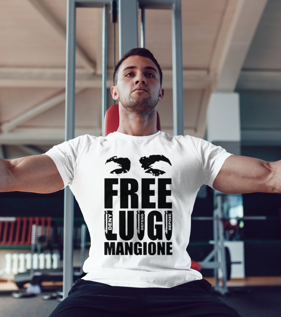 Free Luigi Mangione Crab Claws Deny Defend Depose T-Shirt