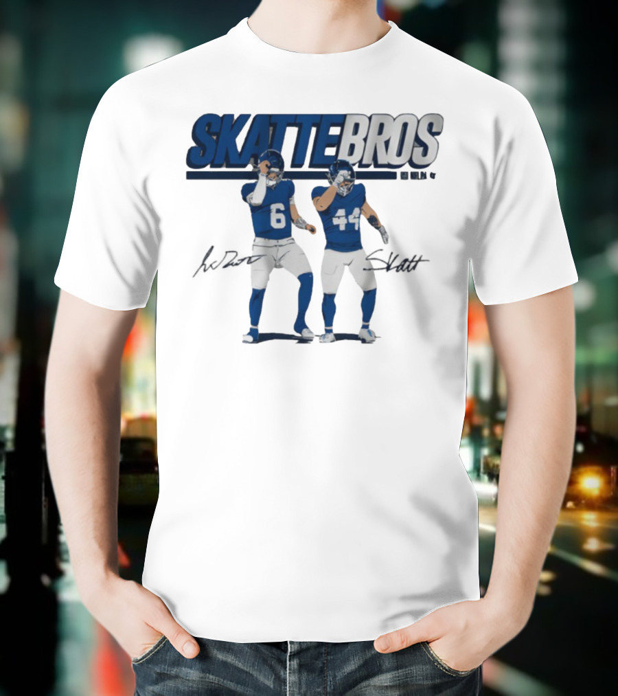Skattebros Signature Jaxson Dart Cam Skattebo Football Players T-Shirt