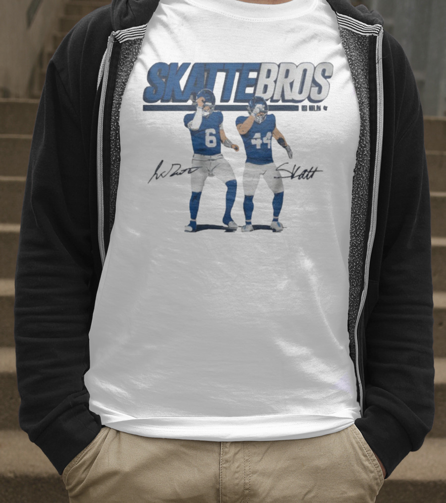 Skattebros Signature Jaxson Dart Cam Skattebo Football Players T-Shirt