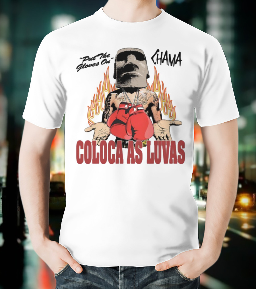 "Coloca As Luvas Put The Gloves On Flame Boxing" T-Shirt