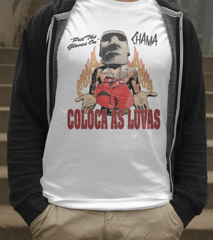 "Coloca As Luvas Put The Gloves On Flame Boxing" T-Shirt