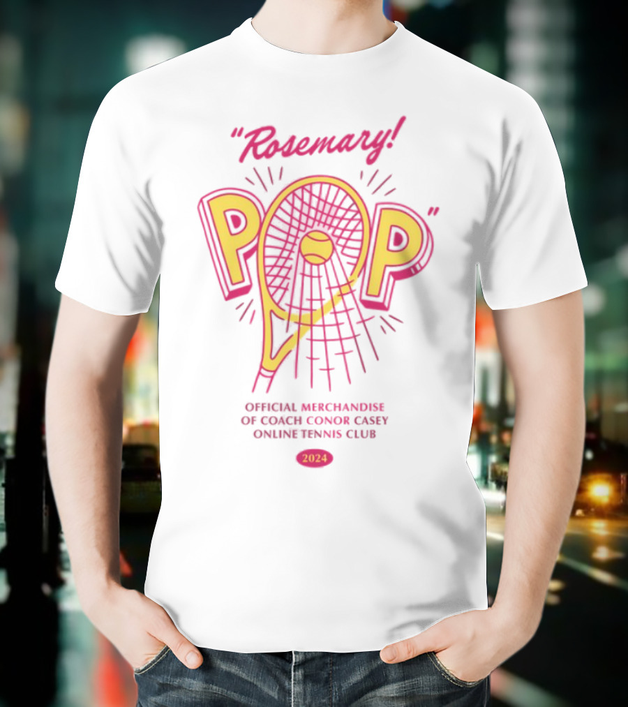 "Bremery Pop Tennis Racket Official Merch 2024 Online Tennis Club" T-Shirt