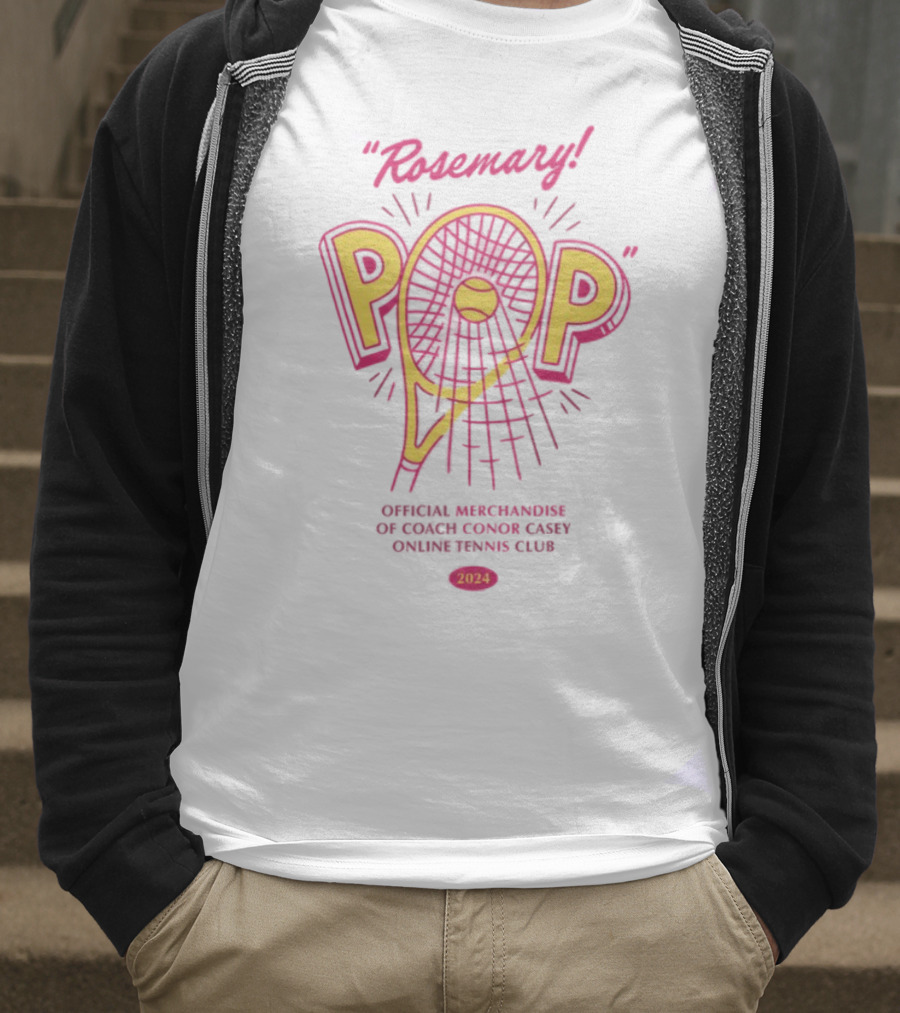 "Bremery Pop Tennis Racket Official Merch 2024 Online Tennis Club" T-Shirt