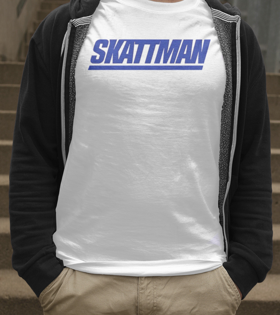 SKATTMAN Cam Skattebo New York Giants Team Spirit T-Shirt