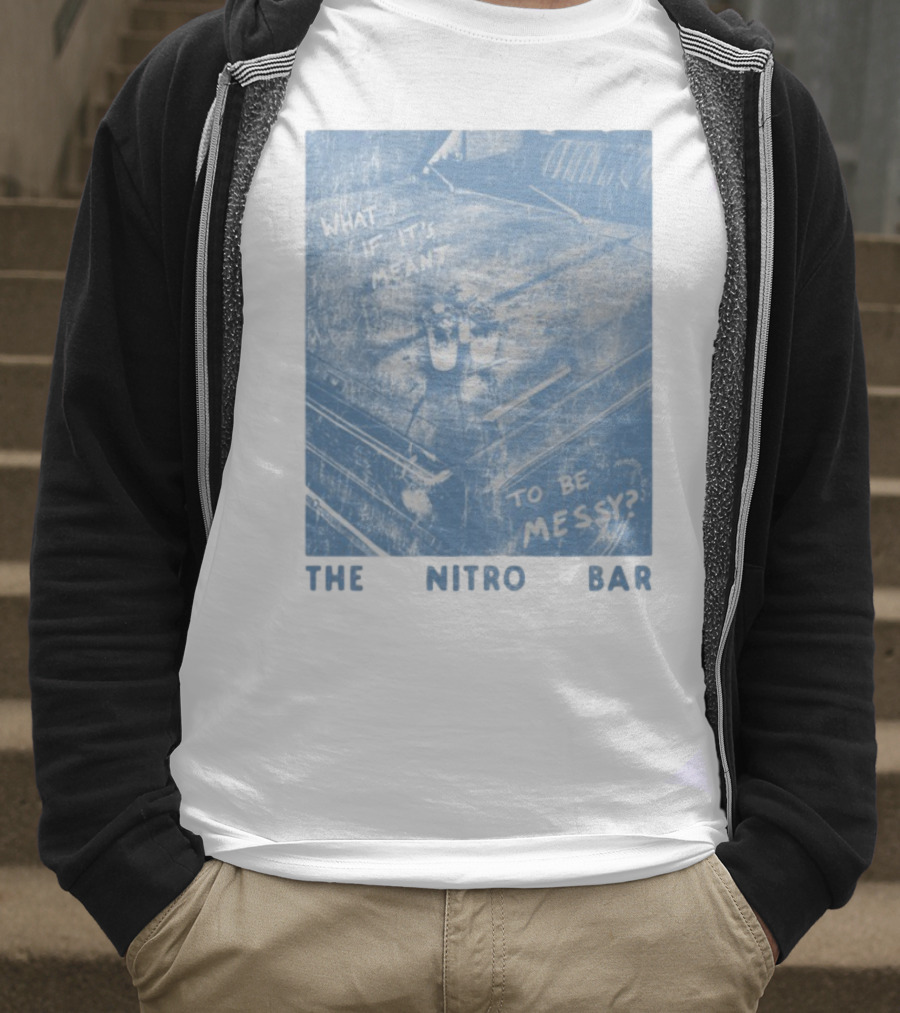 The Nitro Bar What If It's Meant To Be Messy Vintage Style Table Setting T-Shirt