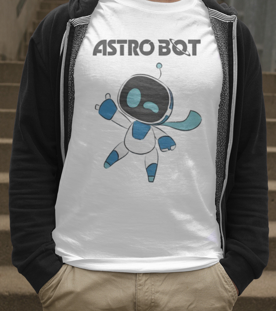 Astro Bot Robot Cartoon Character 2025 T-Shirt