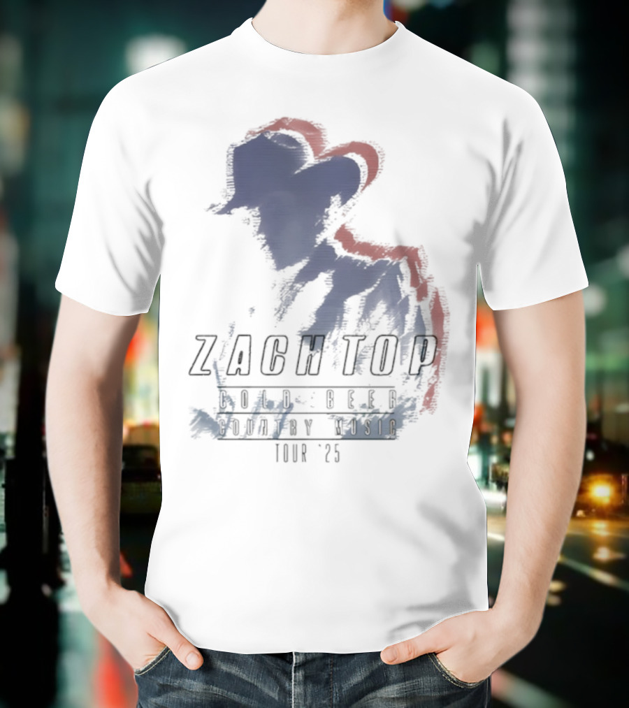 Zach Top Double Zach Hat Outline 1995 T-Shirt