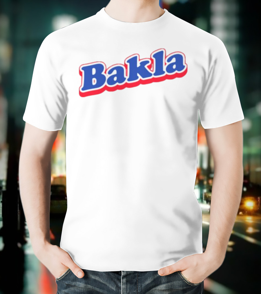 Bakla Bold Blue And Red T-Shirt