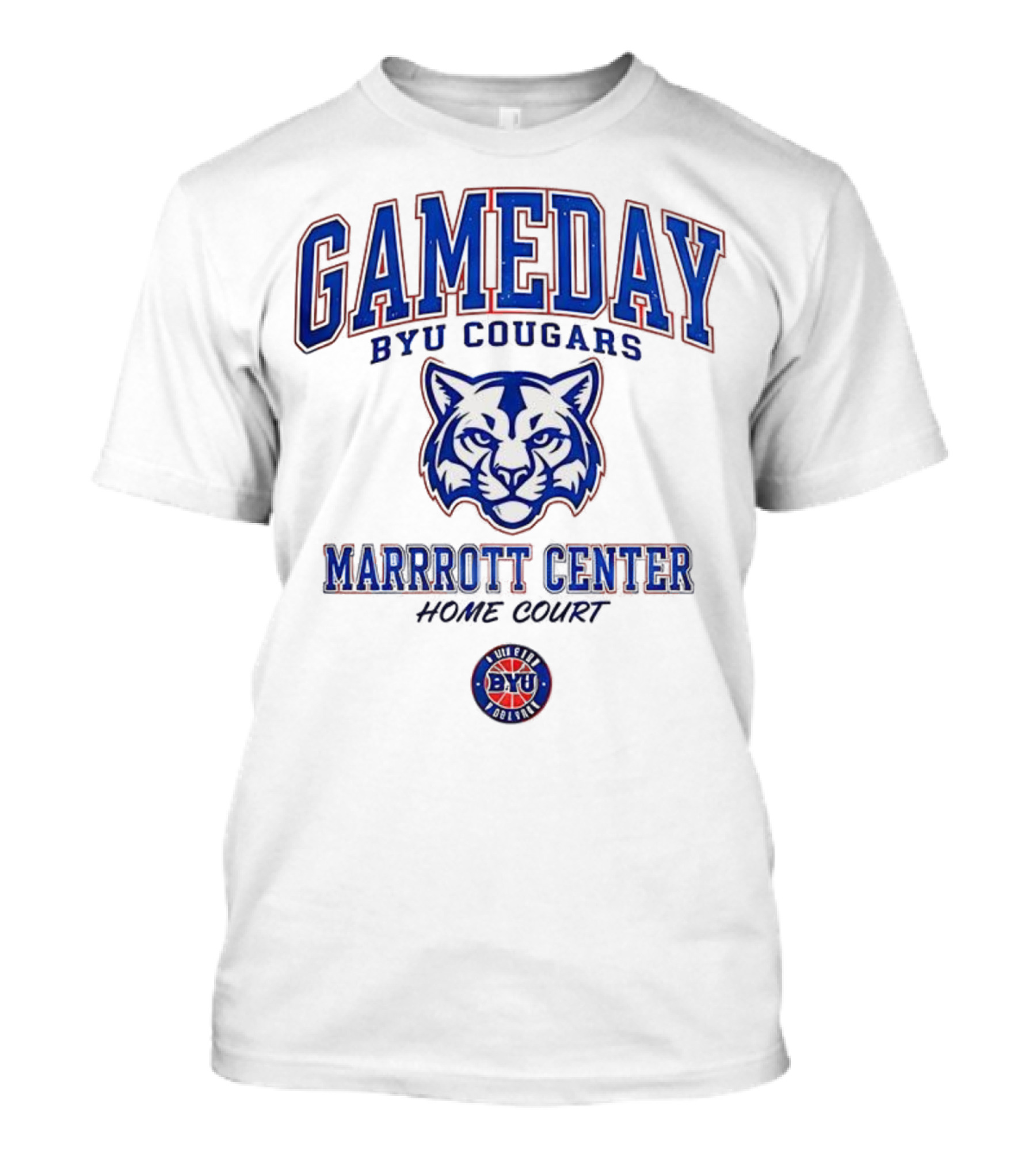 Gameday BYU Cougars Marriott Center Home Court T-Shirt