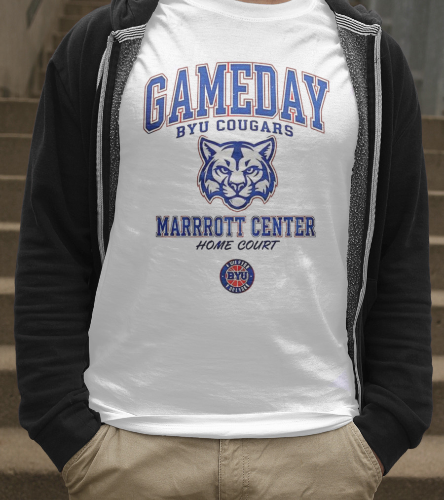 Gameday BYU Cougars Marriott Center Home Court T-Shirt