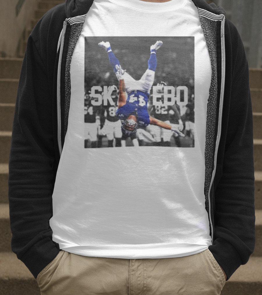 Cam Skattebo Backflip New York Giants NFL Football 2025 T-Shirt