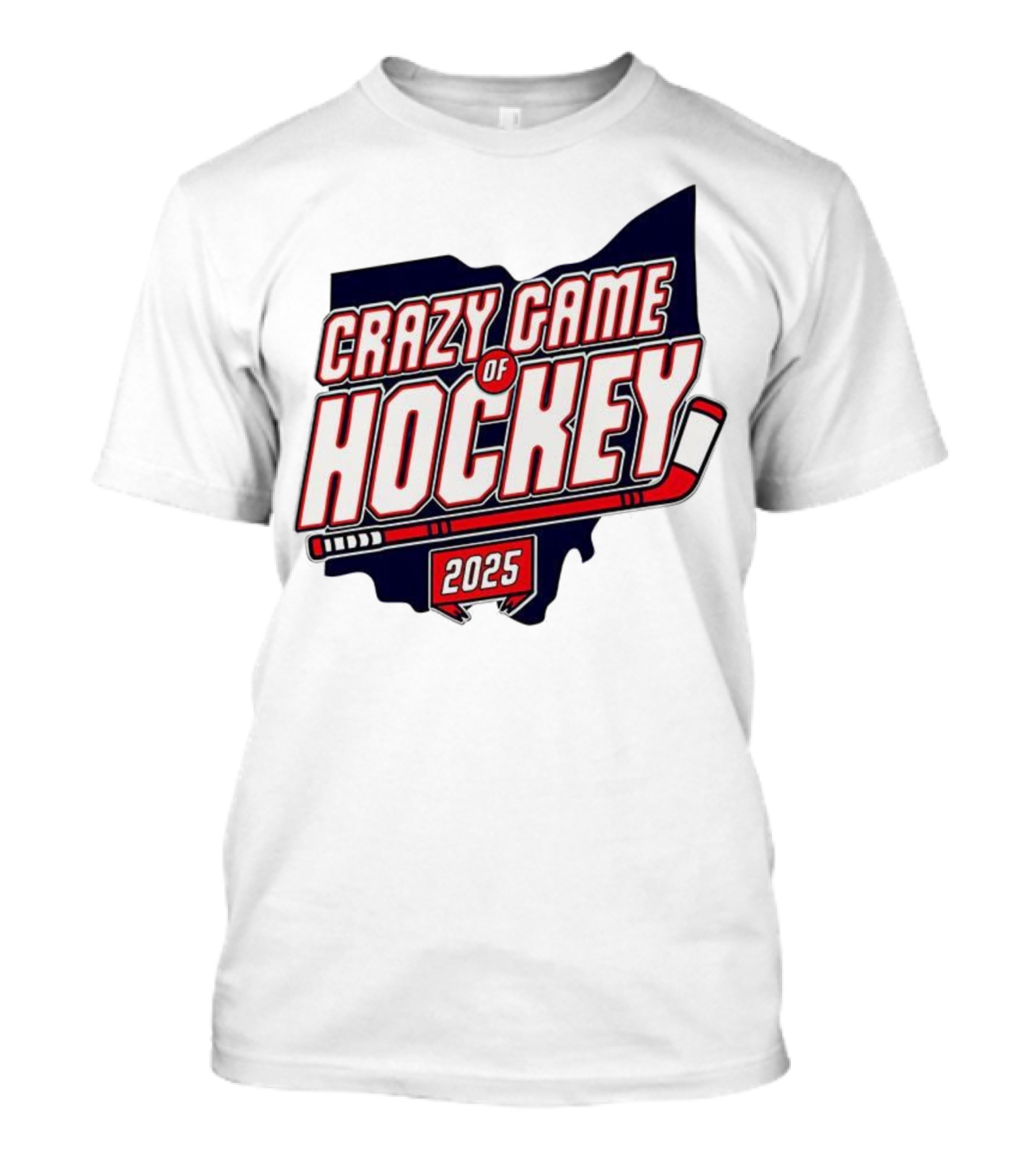 Crazy Game Of Hockey 2025 T-Shirt