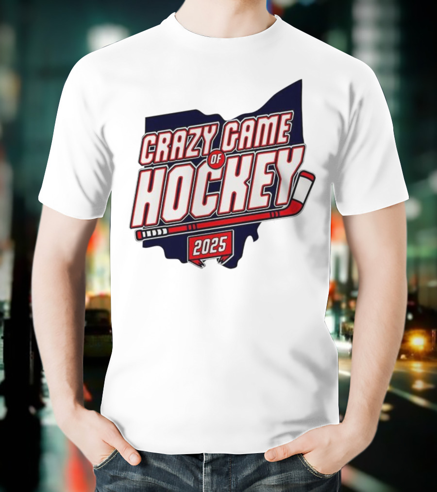 Crazy Game Of Hockey 2025 T-Shirt