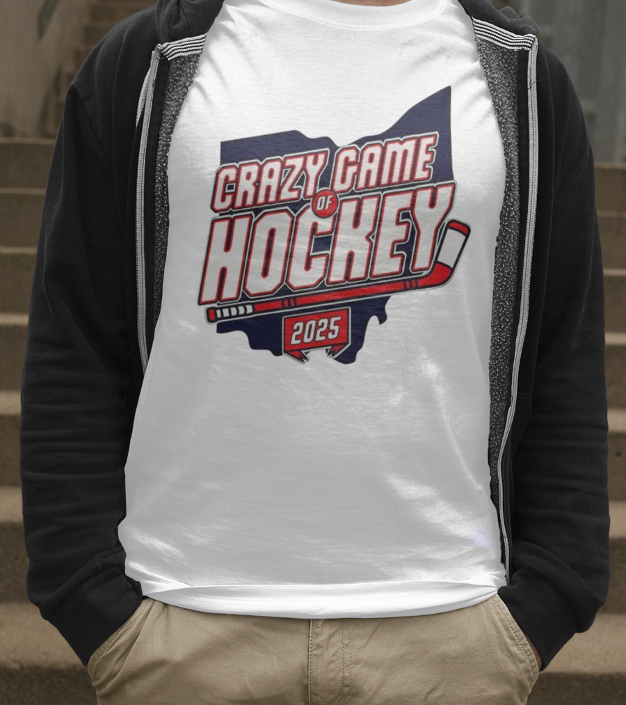Crazy Game Of Hockey 2025 T-Shirt