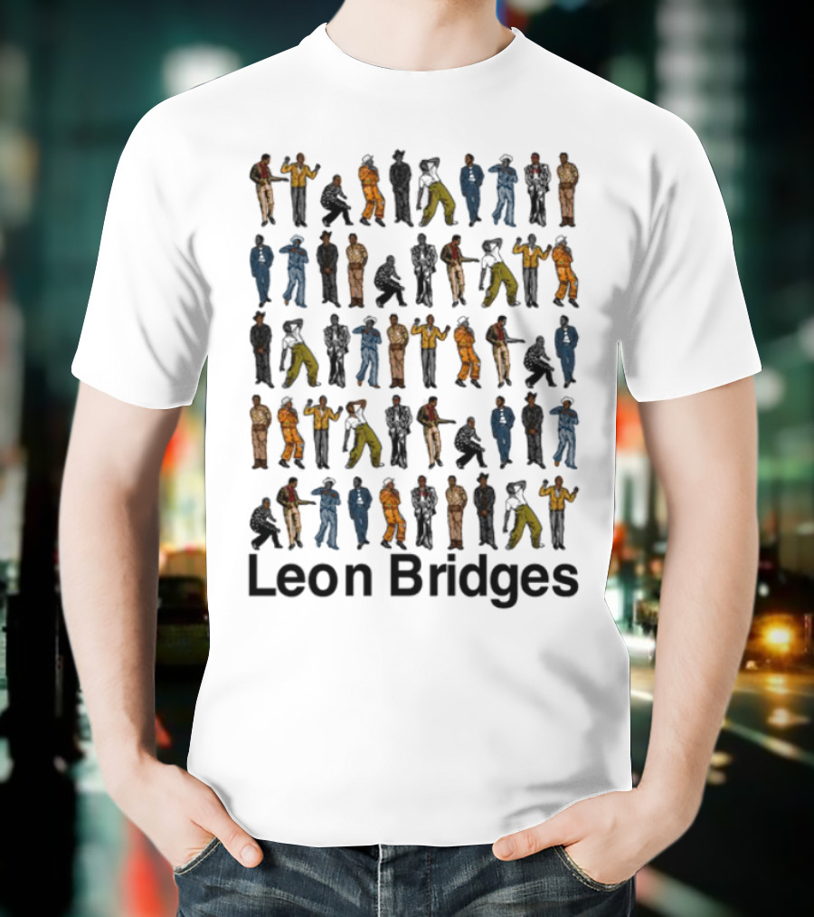Leon Bridges Dance Poses Collection T-Shirt