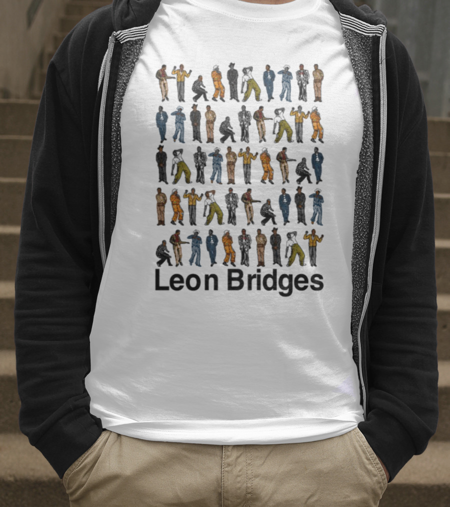 Leon Bridges Dance Poses Collection T-Shirt