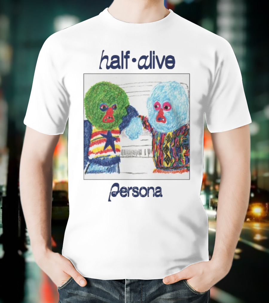 Half Alive Persona Crayon Art Duo T-Shirt
