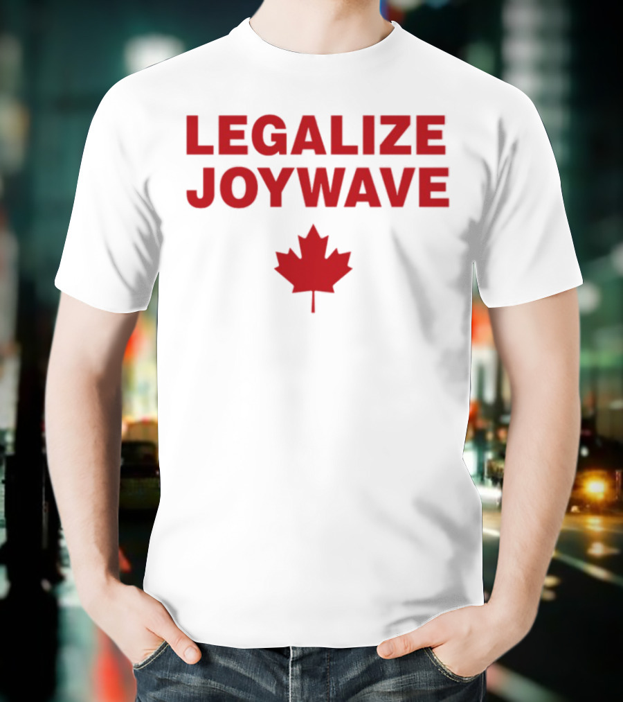 Legalize Joywave Maple Leaf Icon Canada Theme T-Shirt