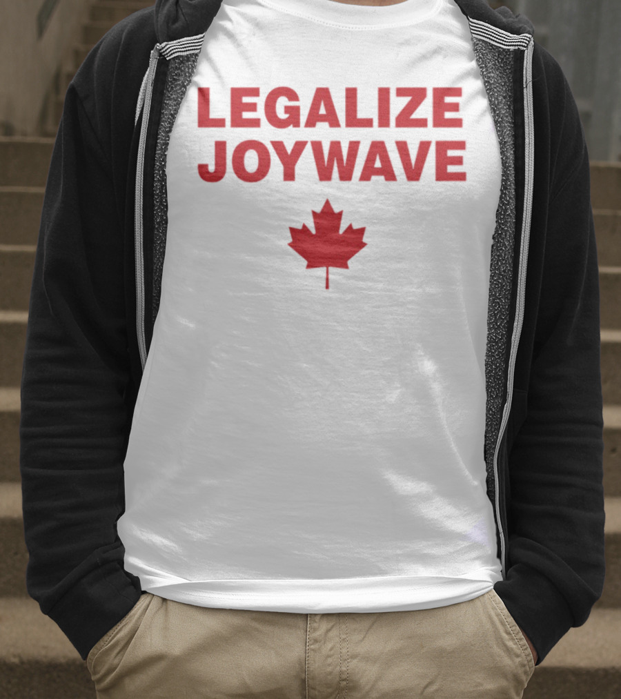 Legalize Joywave Maple Leaf Icon Canada Theme T-Shirt