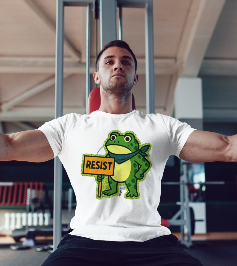 Portland Protest Frog Resist Freedom Anti-ICE T-Shirt