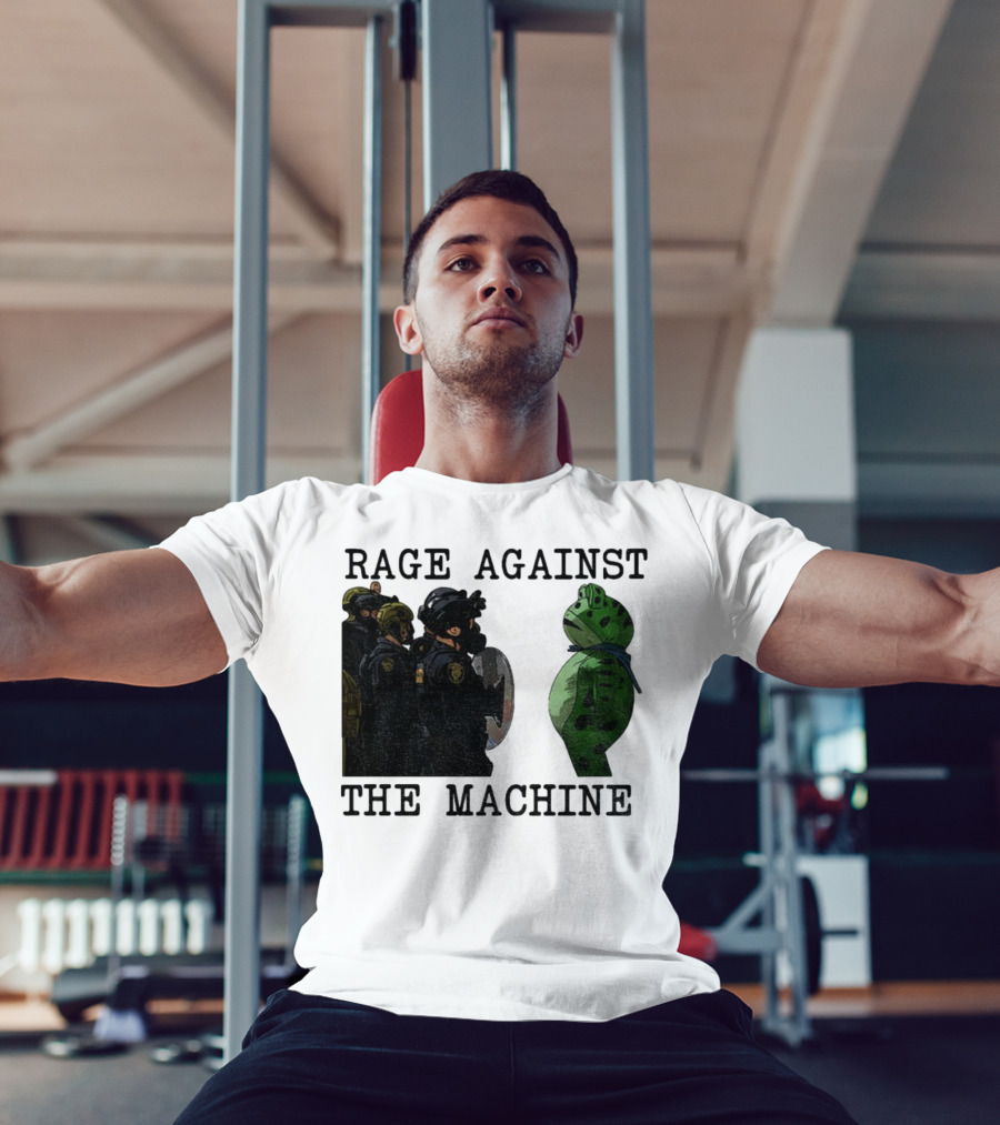 Rage Against The Machine Portland Frog Protest Poland 2025 Political T-Shirt