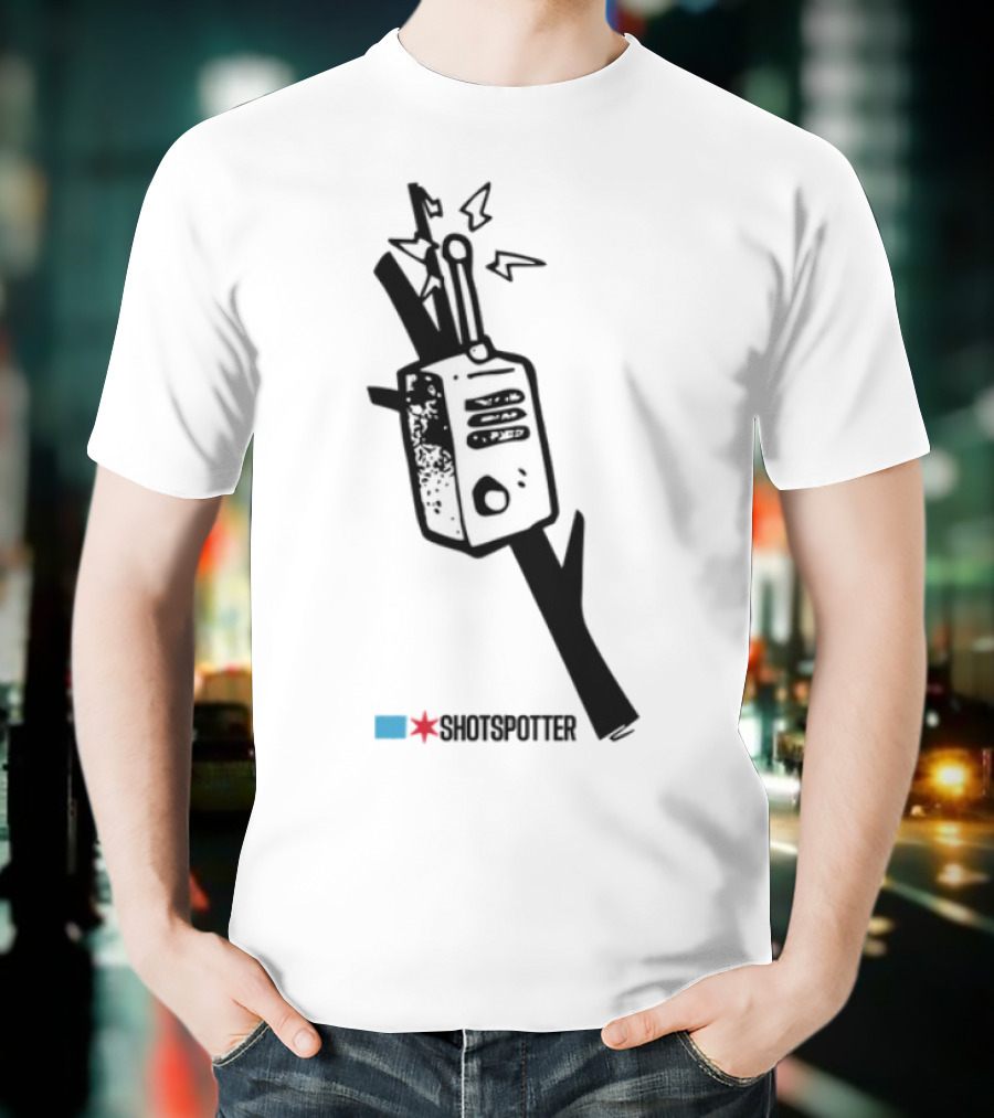 Raymondalopez Walkie-Talkie Shotspotter Image T-Shirt