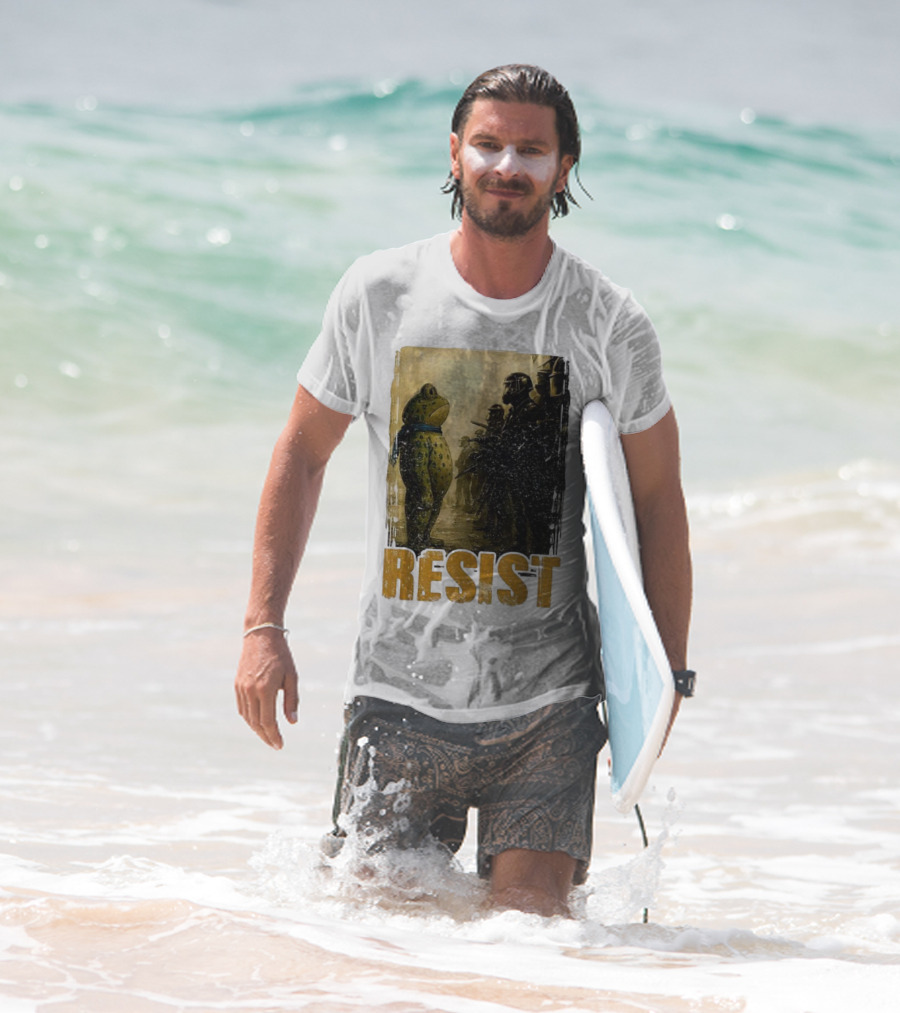 Resist Portland Protest Frog Standoff With Riot Police T-Shirt