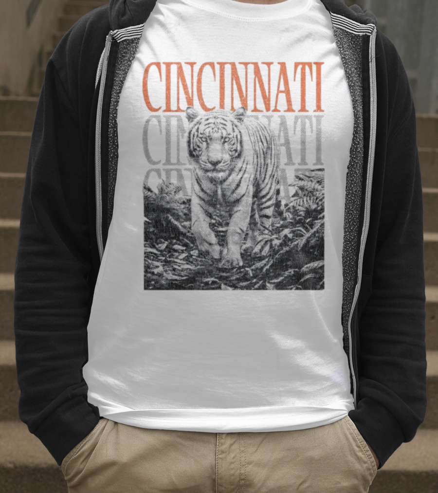 Cincinnati Bengals Tiger Fan Team Spirit T-Shirt